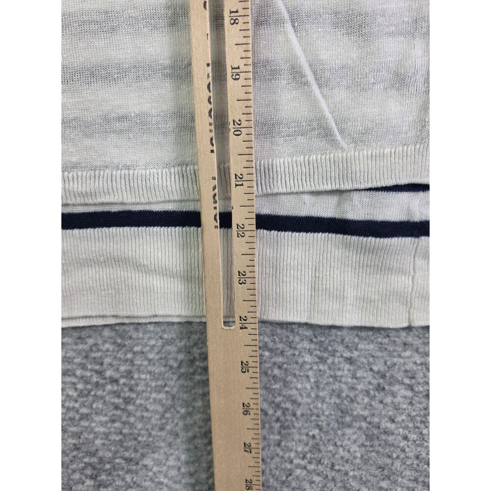 Tommy Bahama 100% Linen Knit Top Womens Small Coastal Nautical Lightweight - Picture 7 of 12